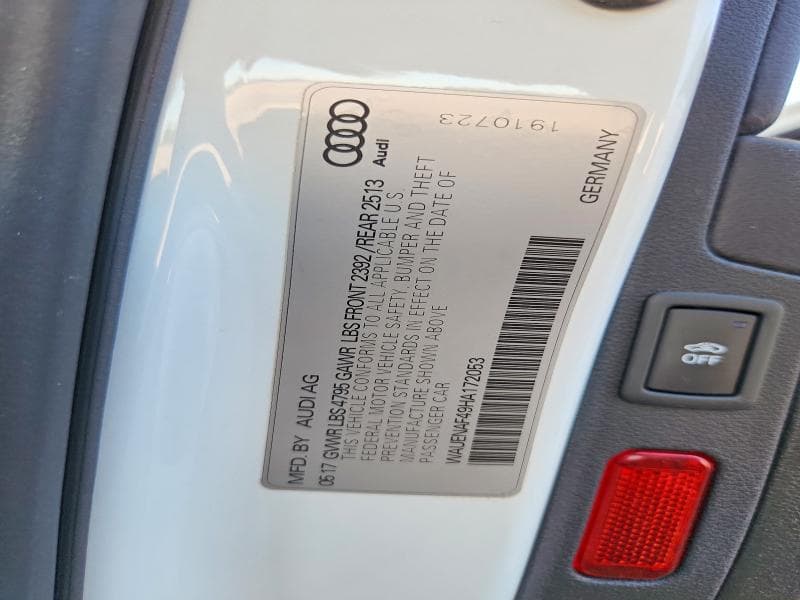 2017 AUDI A4 PREMIUM PLUS 12