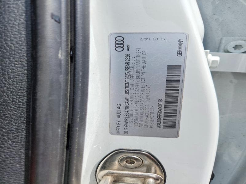 2019 AUDI S3 PREMIUM PLUS 13