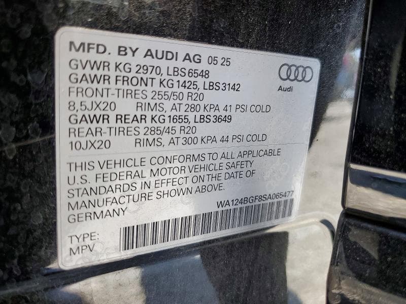 2025 AUDI Q6 E-TRON PREMIUM PLUS 13