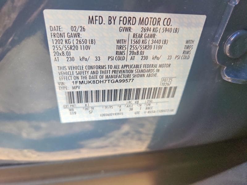 2026 FORD EXPLORER ACTIVE 13