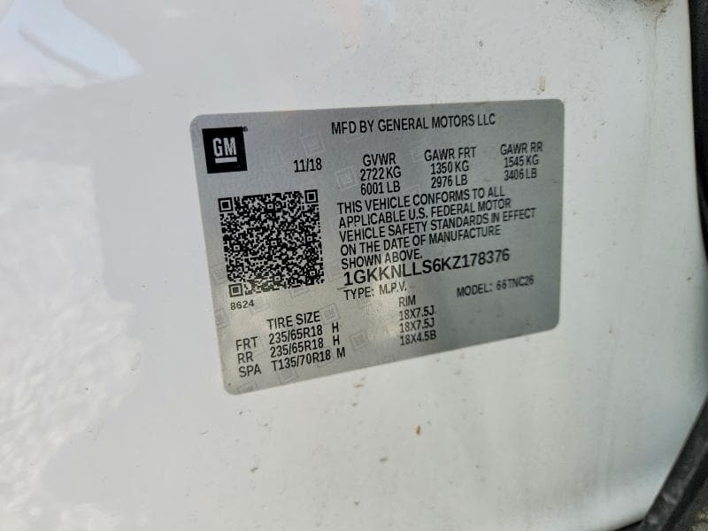 2019 GMC ACADIA SLE 14