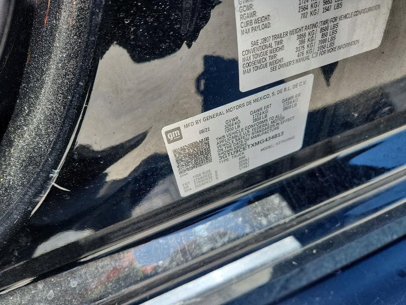 2021 GMC SIERRA K1500 ELEVATION 12