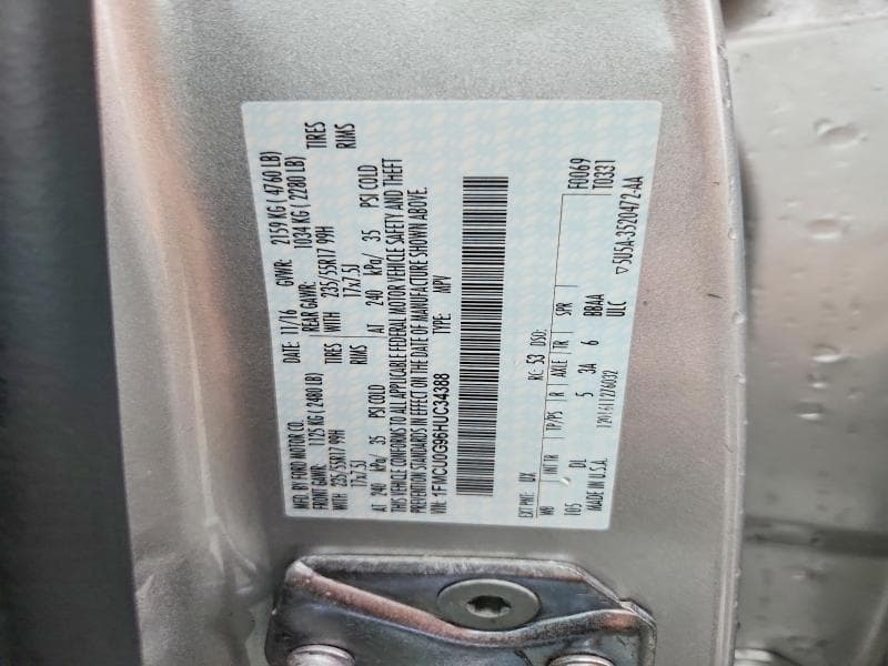2017 FORD ESCAPE SE 13