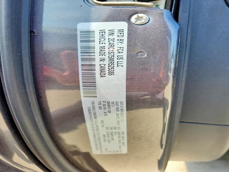 2021 CHRYSLER PACIFICA HYBRID LIMITED 13