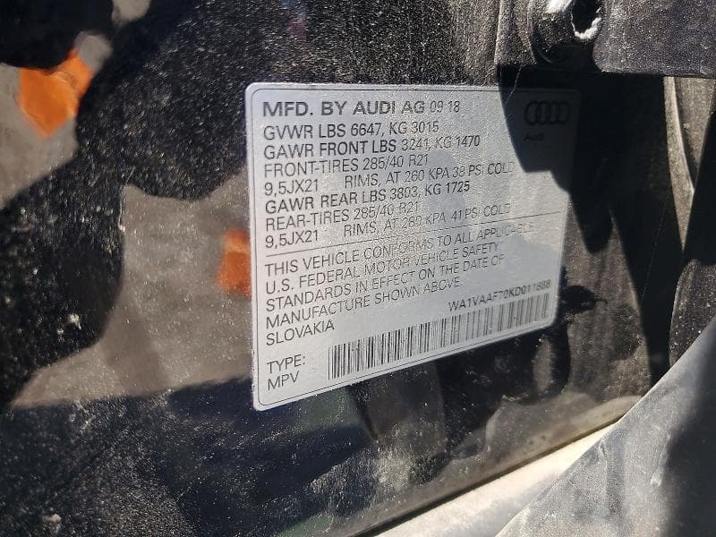 2019 AUDI Q7 PRESTIGE 13