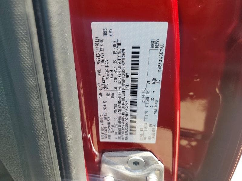 2017 FORD ESCAPE TITANIUM 13