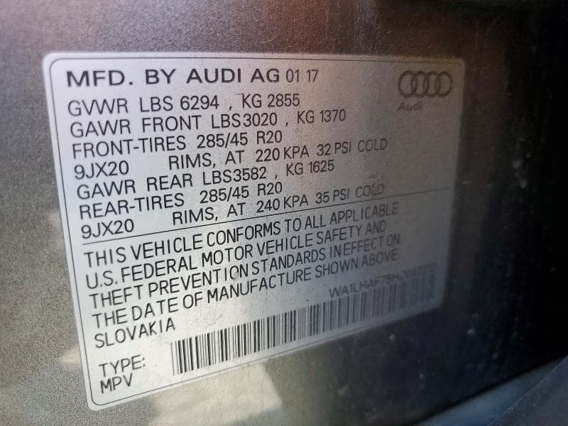 2017 AUDI Q7 PREMIUM PLUS 13