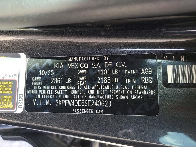 2025 KIA K4 GT LINE 12