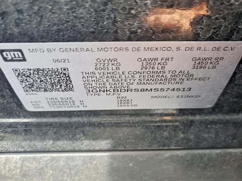 2021 CHEVROLET BLAZER 3LT 13
