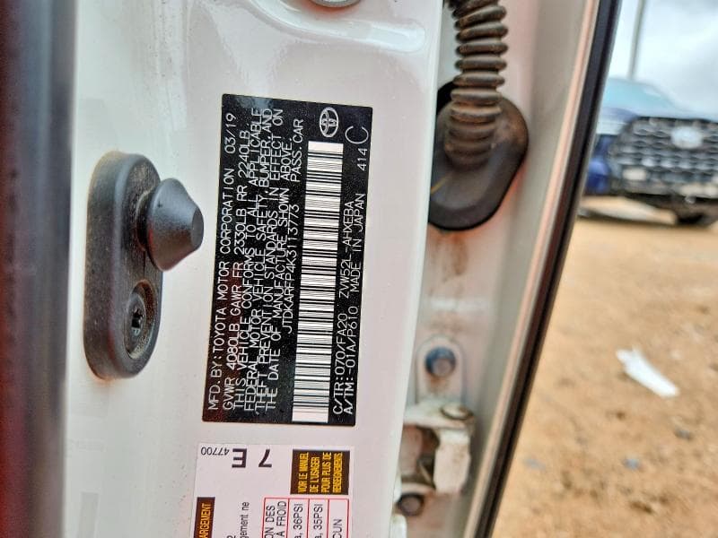 2019 TOYOTA PRIUS PRIME PLUS 12