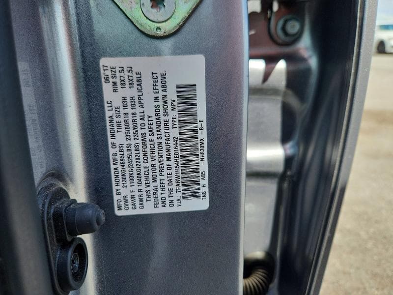 2017 HONDA CR-V EX 14