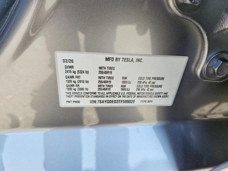2026 TESLA MODEL Y 13