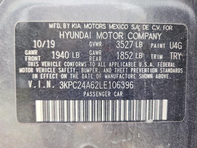 2020 HYUNDAI ACCENT SE 12