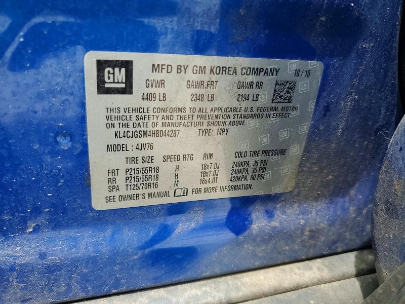 2017 BUICK ENCORE ESSENCE 13