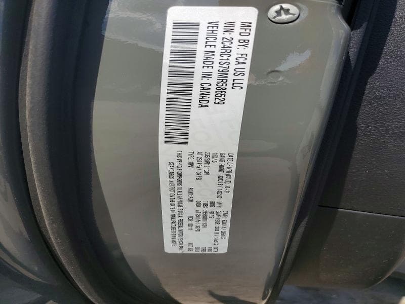 2021 CHRYSLER PACIFICA HYBRID LIMITED 14