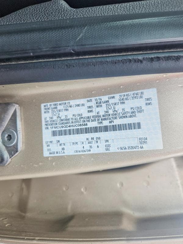2017 FORD ESCAPE SE 13
