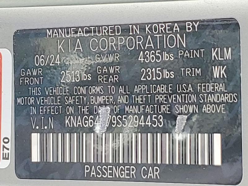 2025 KIA K5 GT LINE 12