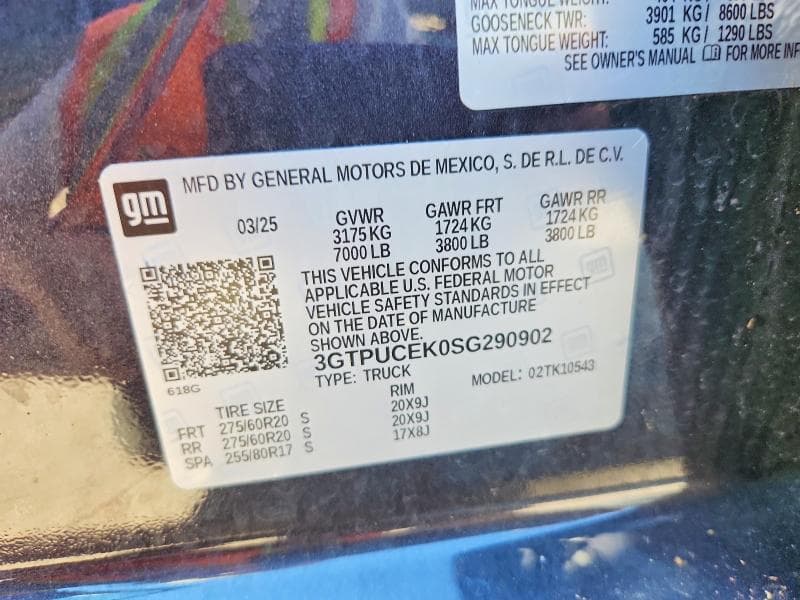 2025 GMC SIERRA K1500 ELEVATION 12