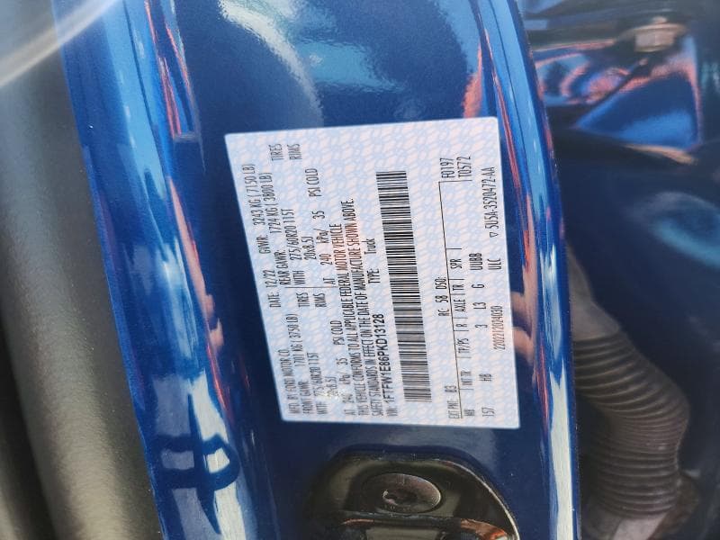 2023 FORD F150 SUPERCREW SUPERCREW 12