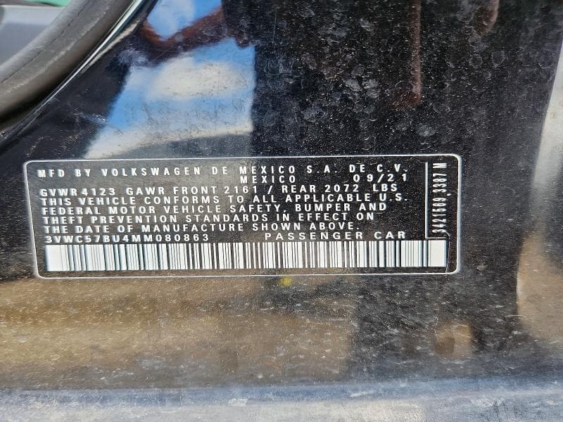 2021 VOLKSWAGEN JETTA S 12