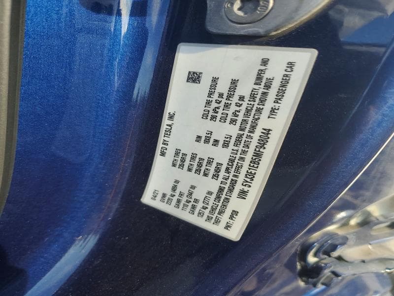 2021 TESLA MODEL 3 12