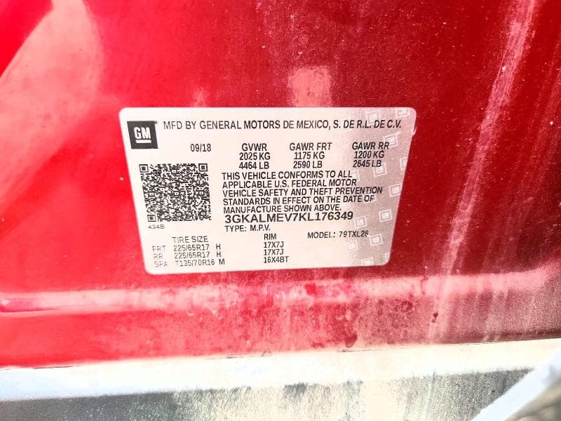 2019 GMC TERRAIN SLE 13