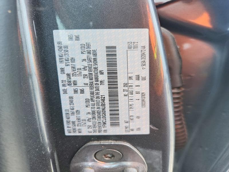 2022 FORD ESCAPE SE 14