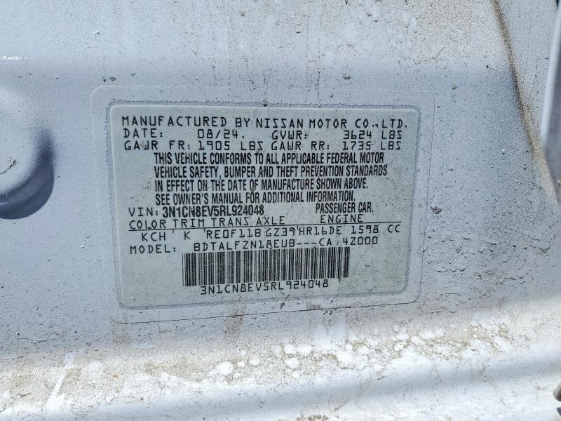 2024 NISSAN VERSA SV 12