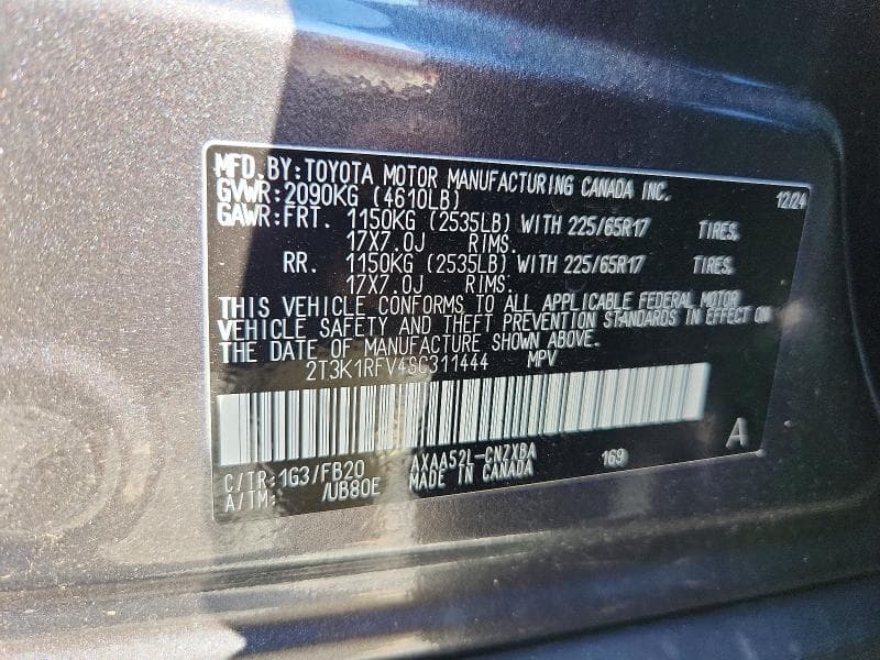 2025 TOYOTA RAV4 LE 13