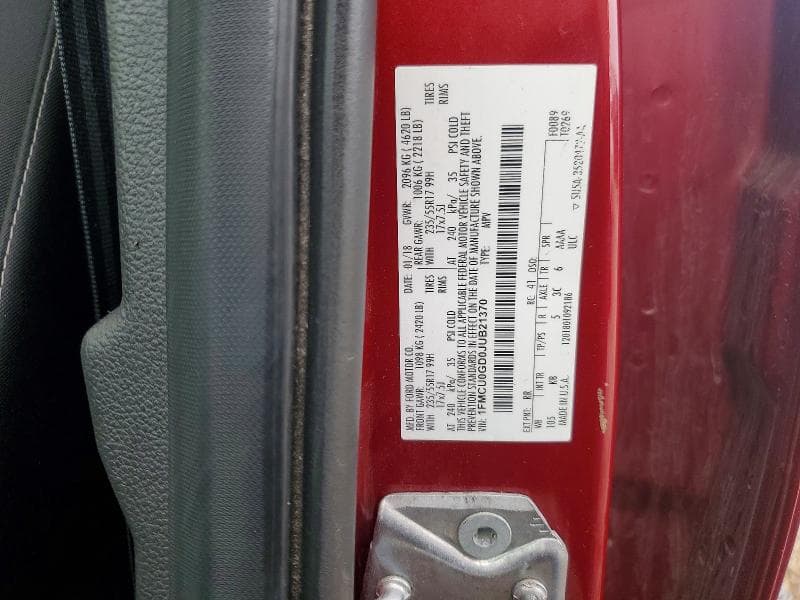 2018 FORD ESCAPE SE 13