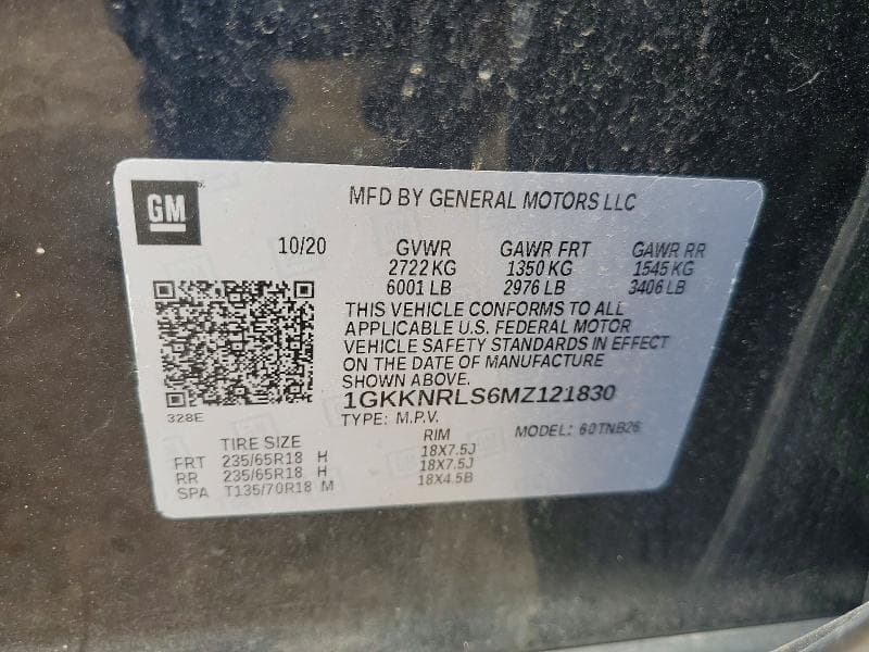 2021 GMC ACADIA SLE 14