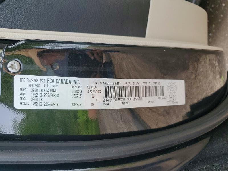 2019 CHRYSLER PACIFICA HYBRID LIMITED 13