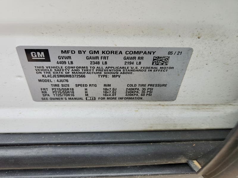 2021 BUICK ENCORE PREFERRED 13