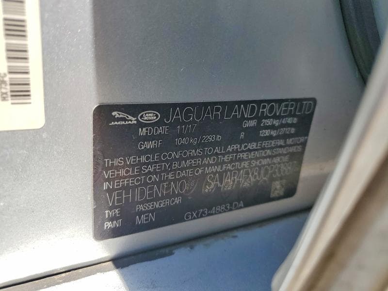 2018 JAGUAR XE 12
