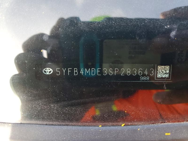 2025 TOYOTA COROLLA LE 12