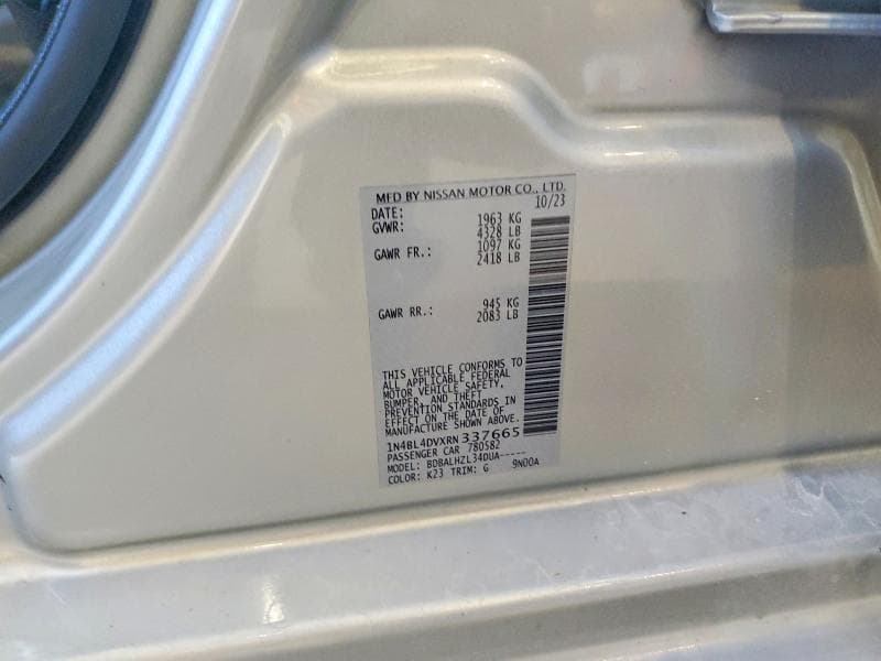 2024 NISSAN ALTIMA 12
