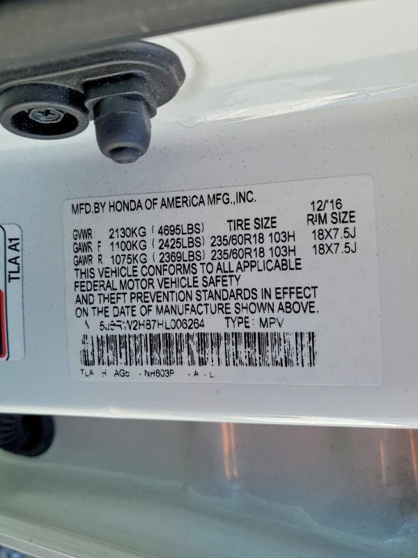 2017 HONDA CR-V EXL 13