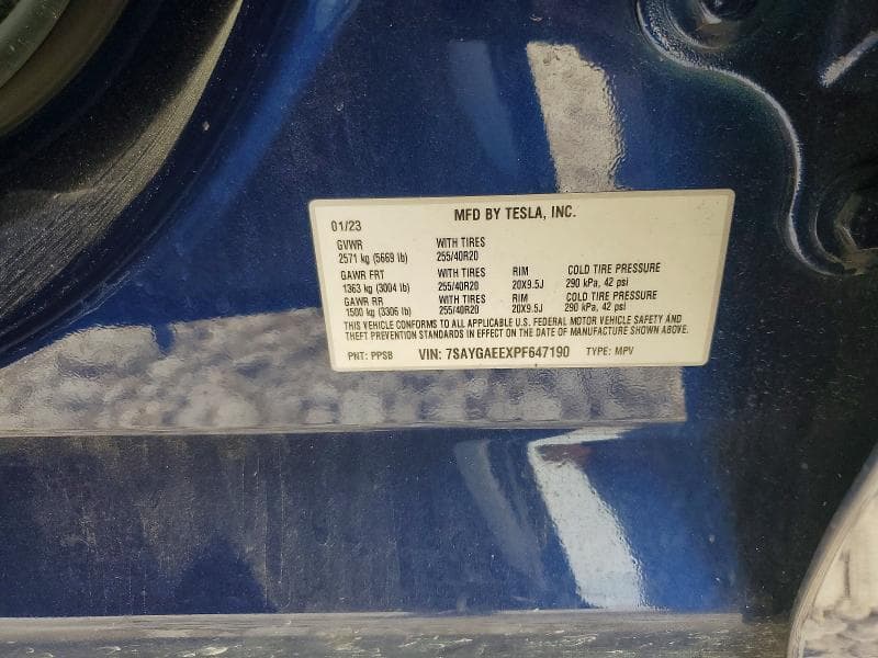 2023 TESLA MODEL Y 12