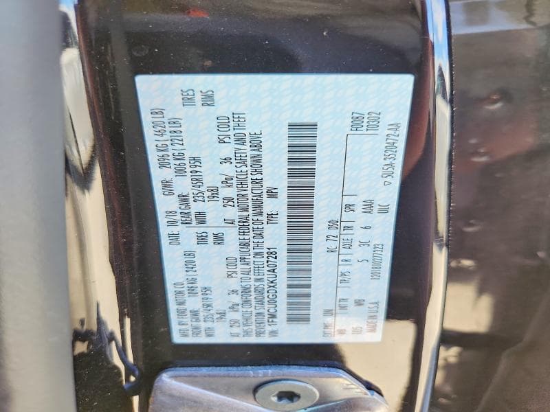 2019 FORD ESCAPE SE 13