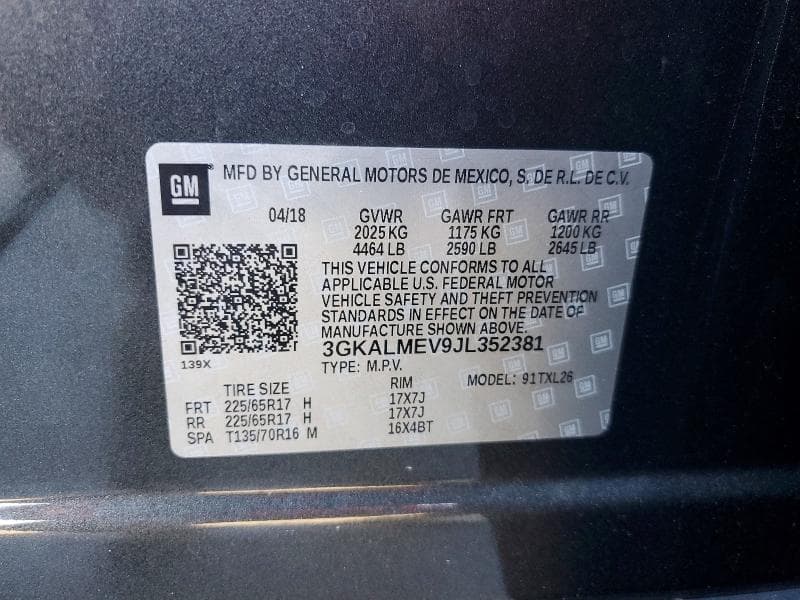 2018 GMC TERRAIN SLE 14