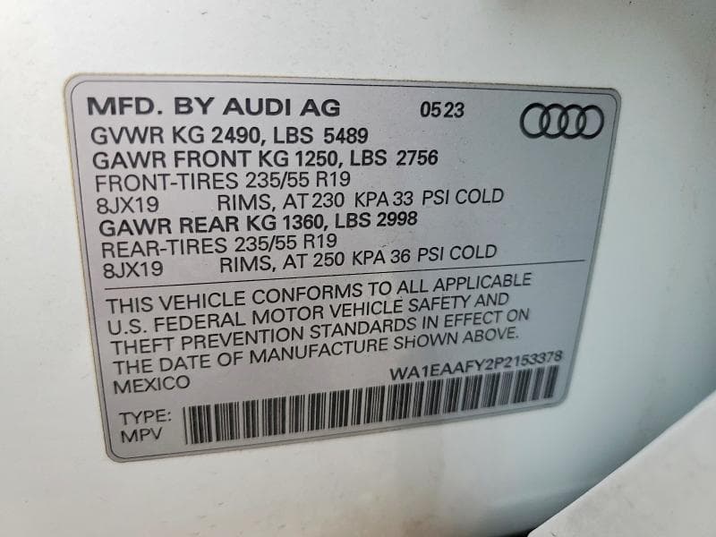 2023 AUDI Q5 PREMIUM PLUS 45 13