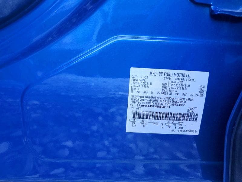 2022 FORD EDGE SEL 12