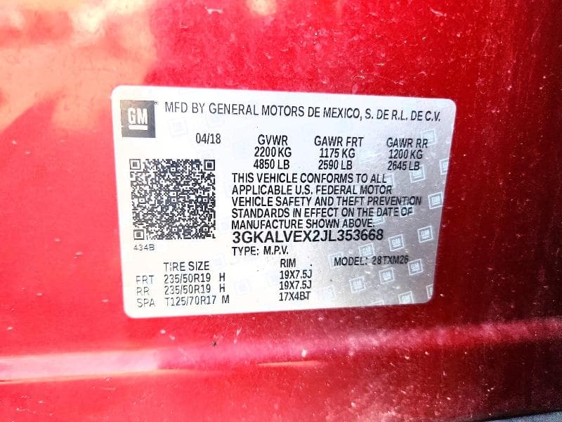2018 GMC TERRAIN SLT 13