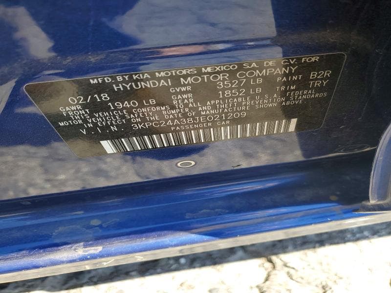 2018 HYUNDAI ACCENT SE 13