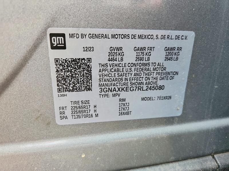 2024 CHEVROLET EQUINOX LT 12