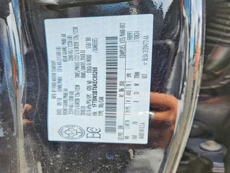 2019 FORD F350 SUPER DUTY 12