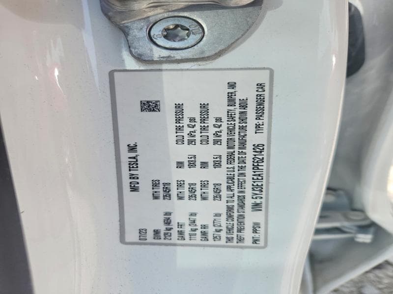 2023 TESLA MODEL 3 13