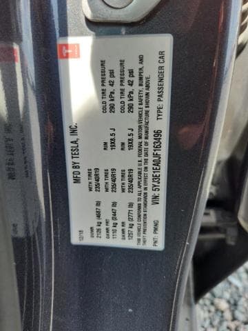 2018 TESLA MODEL 3 12