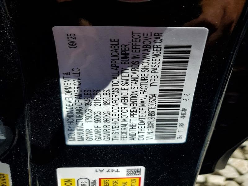 2026 HONDA CIVIC SPORT 12