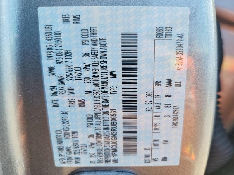 2024 FORD ESCAPE ACTIVE 13
